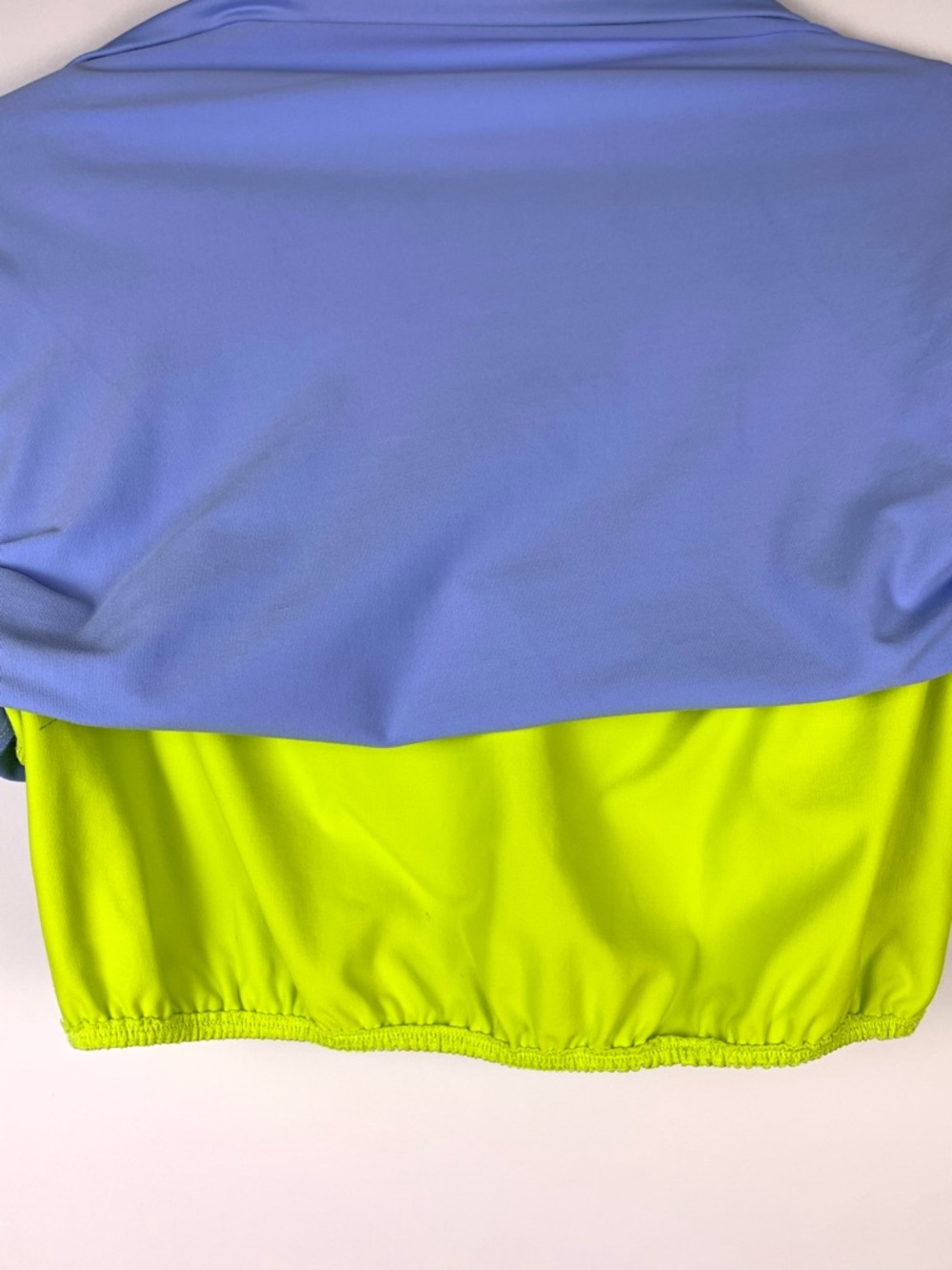 Gretchen Scott NWT Womens Medium Blue V Neck Stretch Top 3/4 Sleeve Golf - Picture 12 of 15